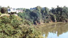 Saint-Samson : vue du pont de Lessard