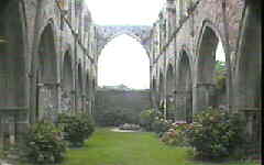 Les ruines de l'abbaye de Beauport