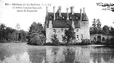 château de La Bellière en 1900