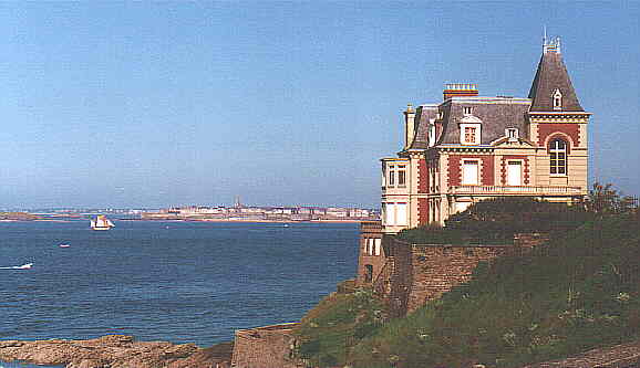 Saint-Malo vu de Dinard