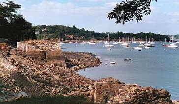 les ruines du moulin en 2000