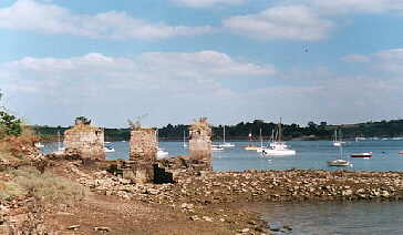 les ruines du moulin en 2000