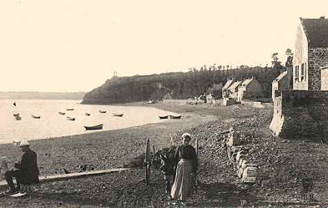 la plage vers 1900