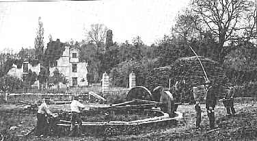 pressoir  roue vers 1900